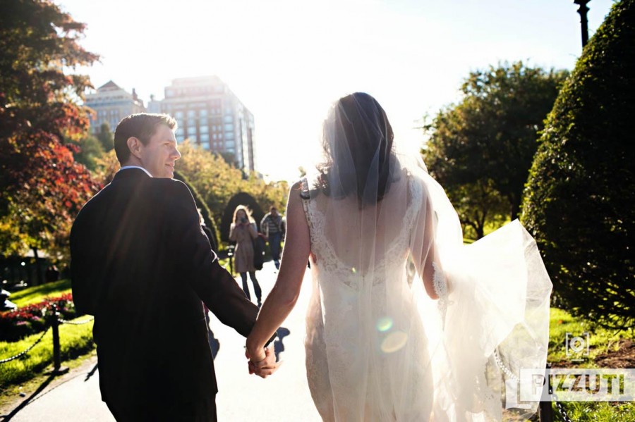 Bride and Groom - Boston Public Garden