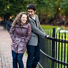 engagement photography in Boston, MA
