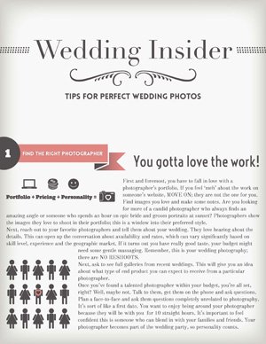 Wedding TIPS – Get Those Perfect Wedding Photos