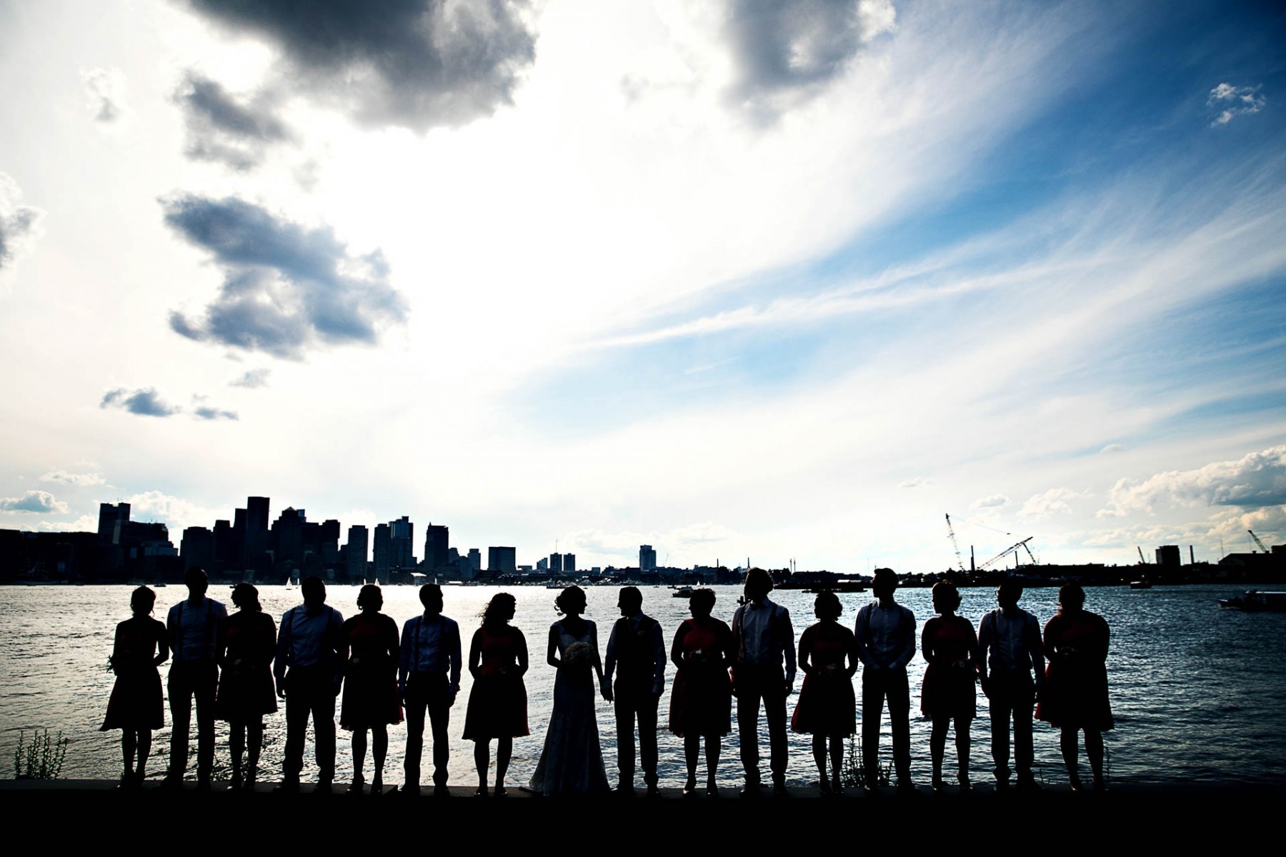 wedding-party-silhouette