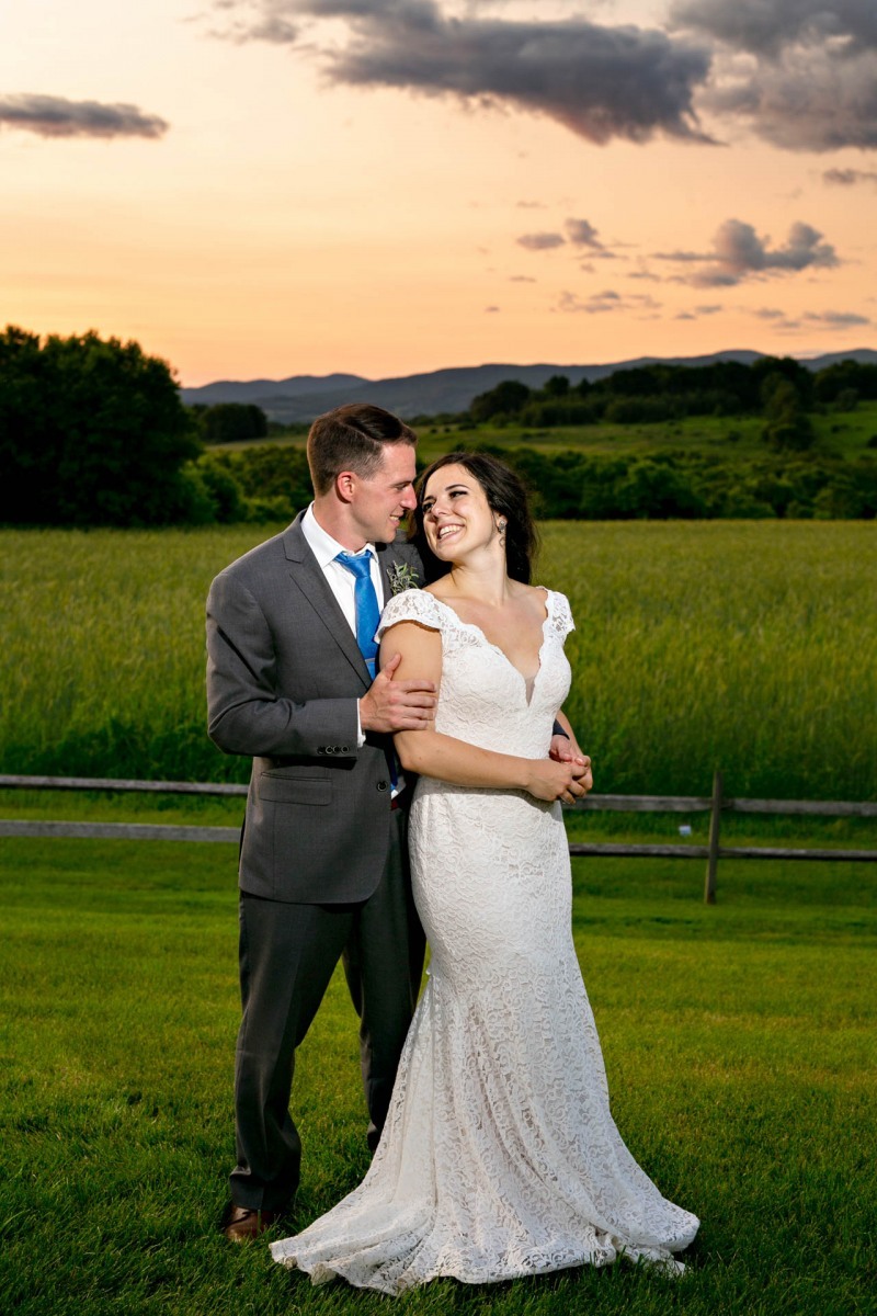 sunset-portait-vermont-farm-wedding