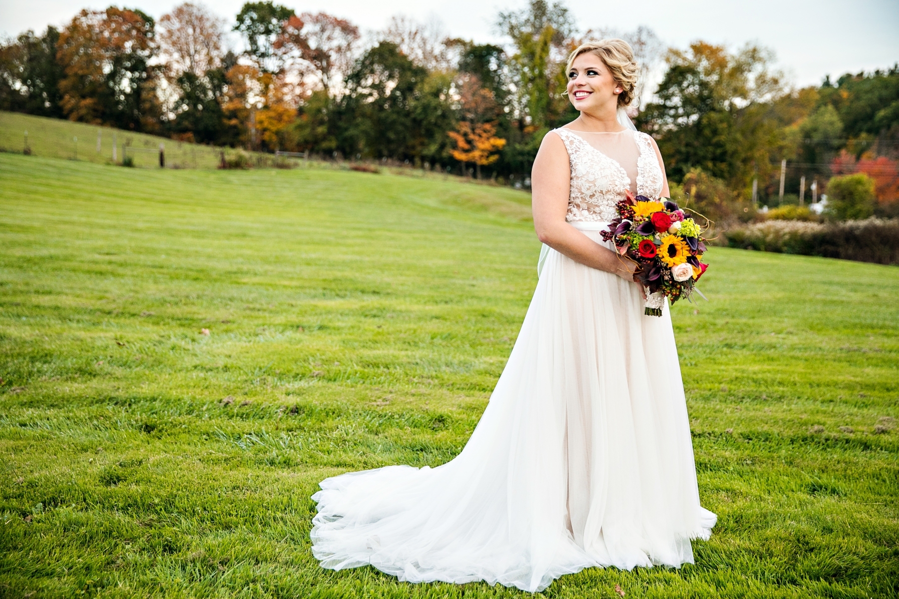bride-portrait-fall-gibbet-hill-wedding