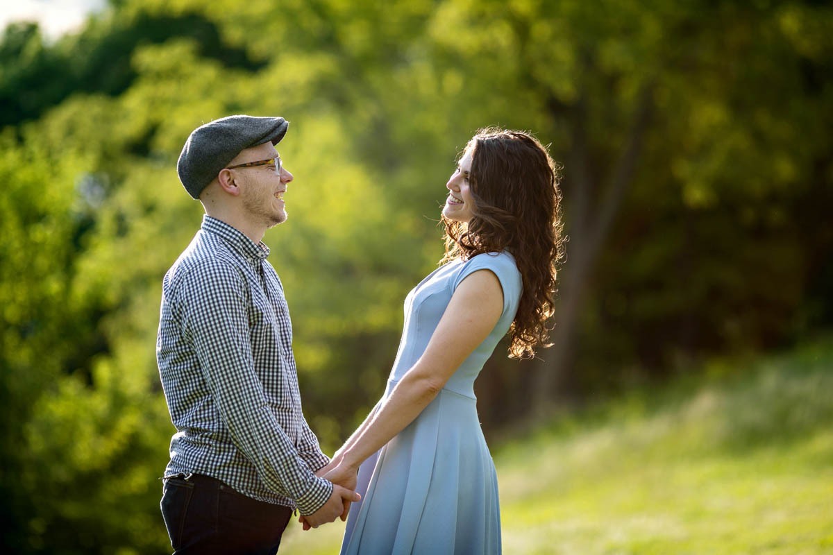 prospect hill park engagement session