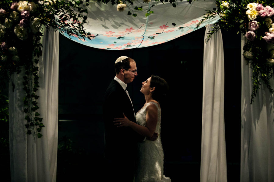 le meridien hotel wedding portrait