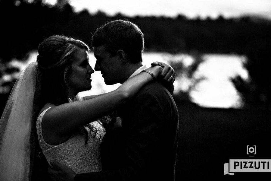 rustic new hampshire wedding portrait